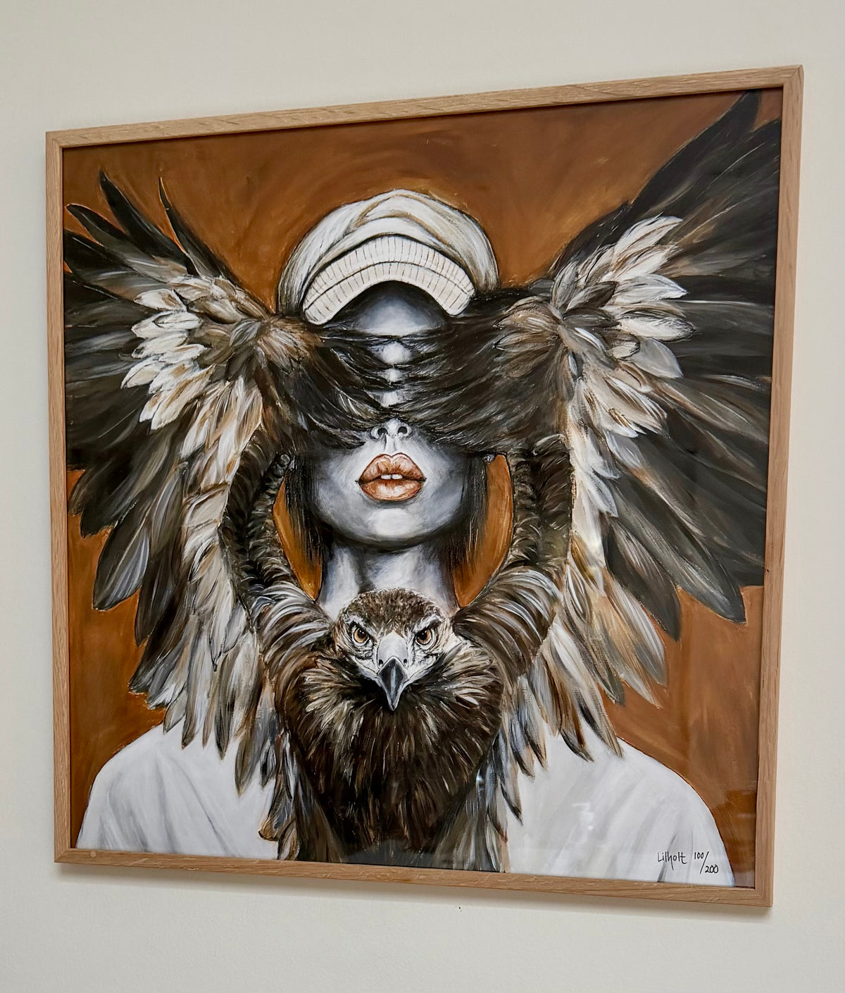"Spread Your Wings and Fly" 50 x 50 cm
