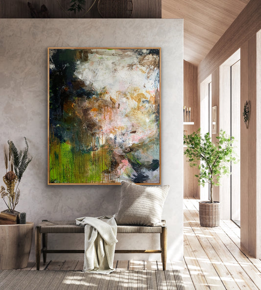 "Sensommerens magi" str. 100 x 120 cm